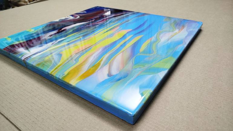 Original Abstract Landscape Painting by Jacob Jugashvili