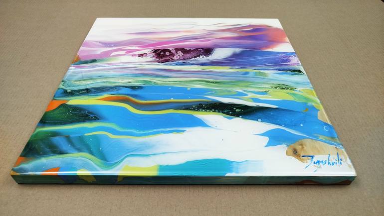 Original Abstract Painting by Jacob Jugashvili