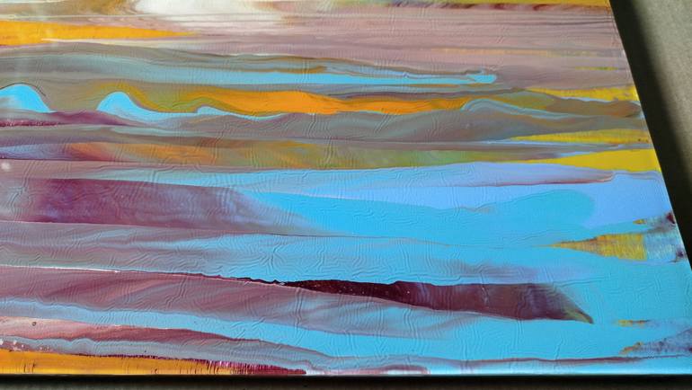 Original Abstract Landscape Painting by Jacob Jugashvili
