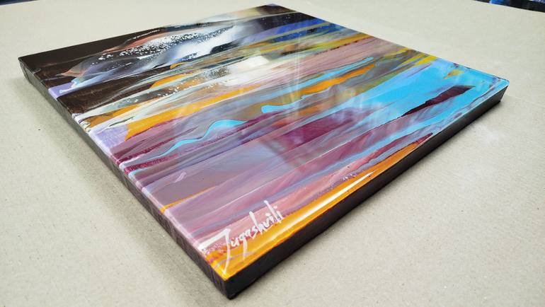 Original Abstract Landscape Painting by Jacob Jugashvili