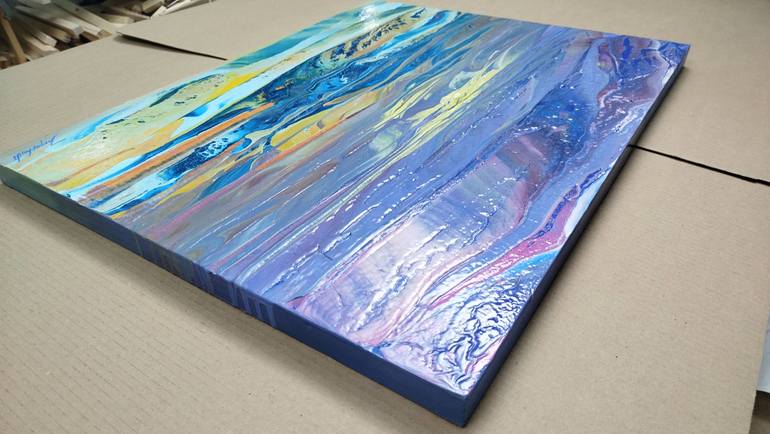 Original Abstract Landscape Painting by Jacob Jugashvili