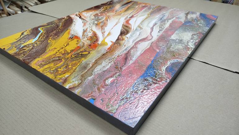 Original Abstract Painting by Jacob Jugashvili