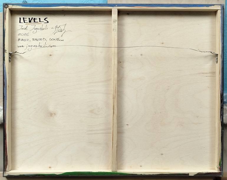 Original Abstract Landscape Painting by Jacob Jugashvili