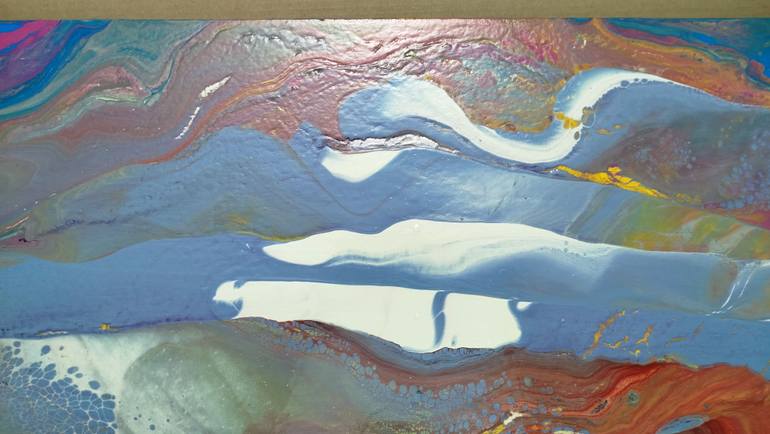 Original Abstract Landscape Painting by Jacob Jugashvili