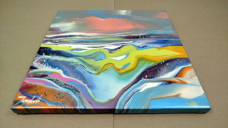 Original Abstract Painting by Jacob Jugashvili