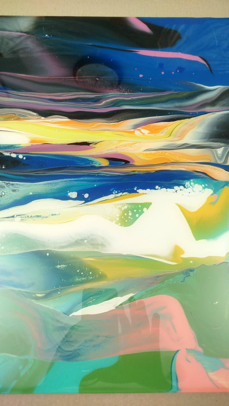 Original Abstract Painting by Jacob Jugashvili