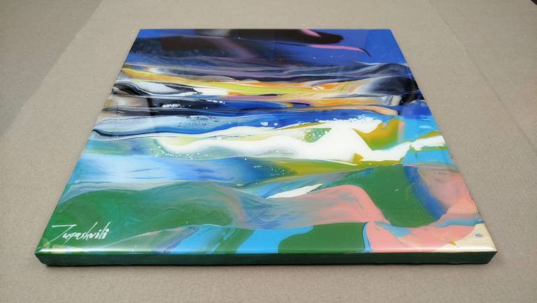 Original Abstract Painting by Jacob Jugashvili