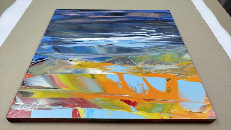 Original Abstract Nature Painting by Jacob Jugashvili