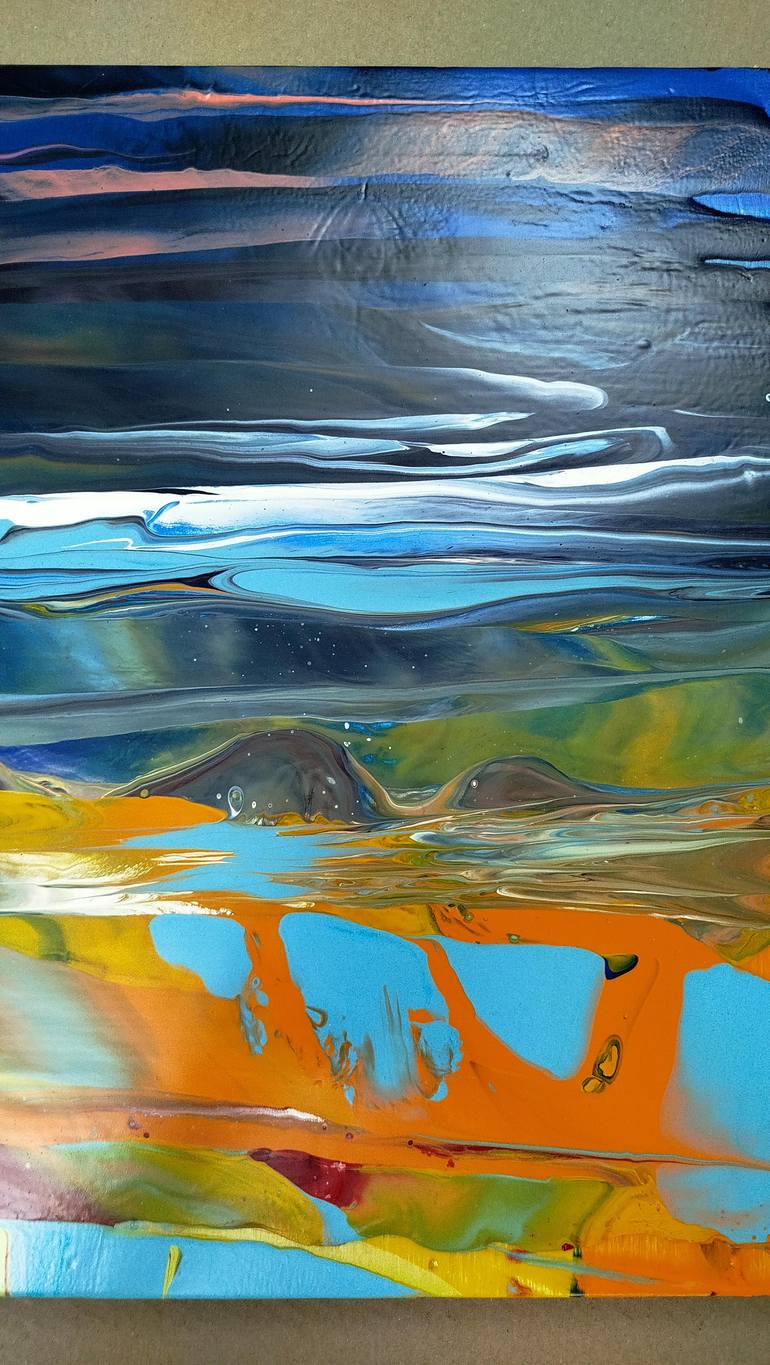 Original Abstract Nature Painting by Jacob Jugashvili