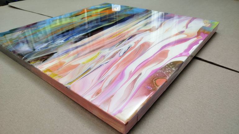 Original Abstract Landscape Painting by Jacob Jugashvili