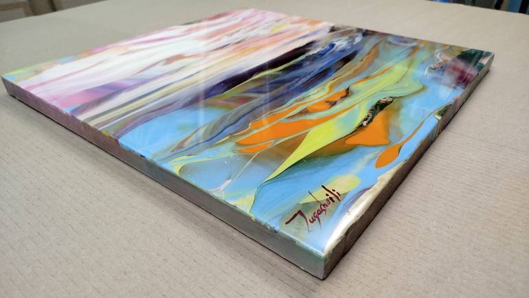 Original Abstract Landscape Painting by Jacob Jugashvili