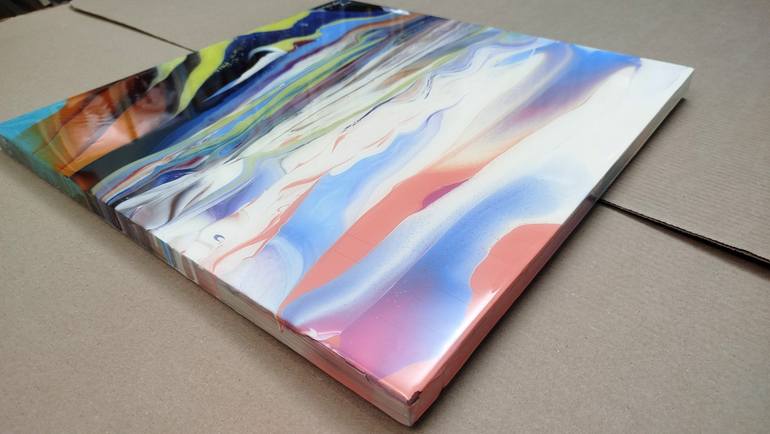 Original Abstract Landscape Painting by Jacob Jugashvili