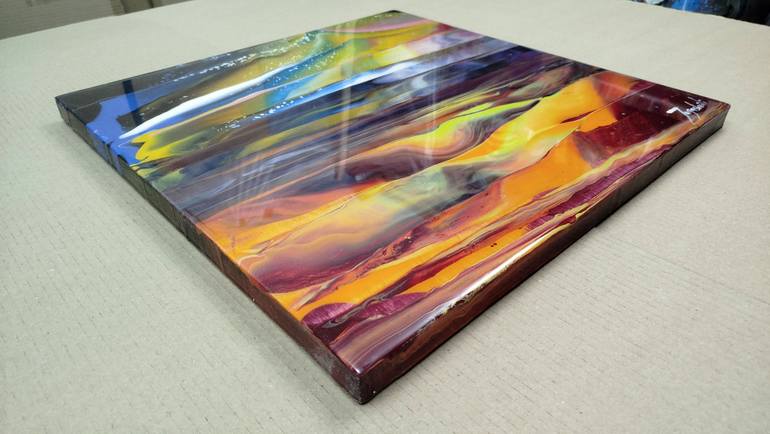 Original Abstract Painting by Jacob Jugashvili