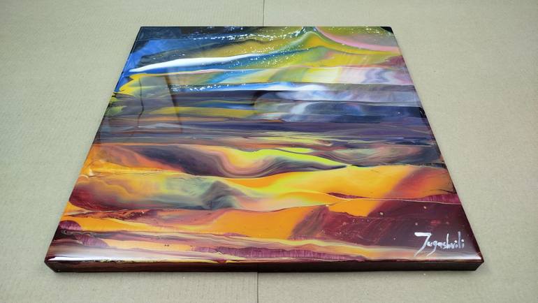 Original Abstract Painting by Jacob Jugashvili