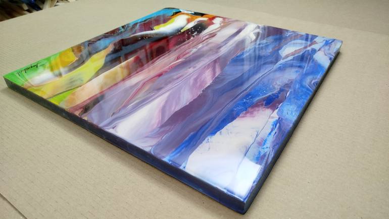 Original Abstract Landscape Painting by Jacob Jugashvili