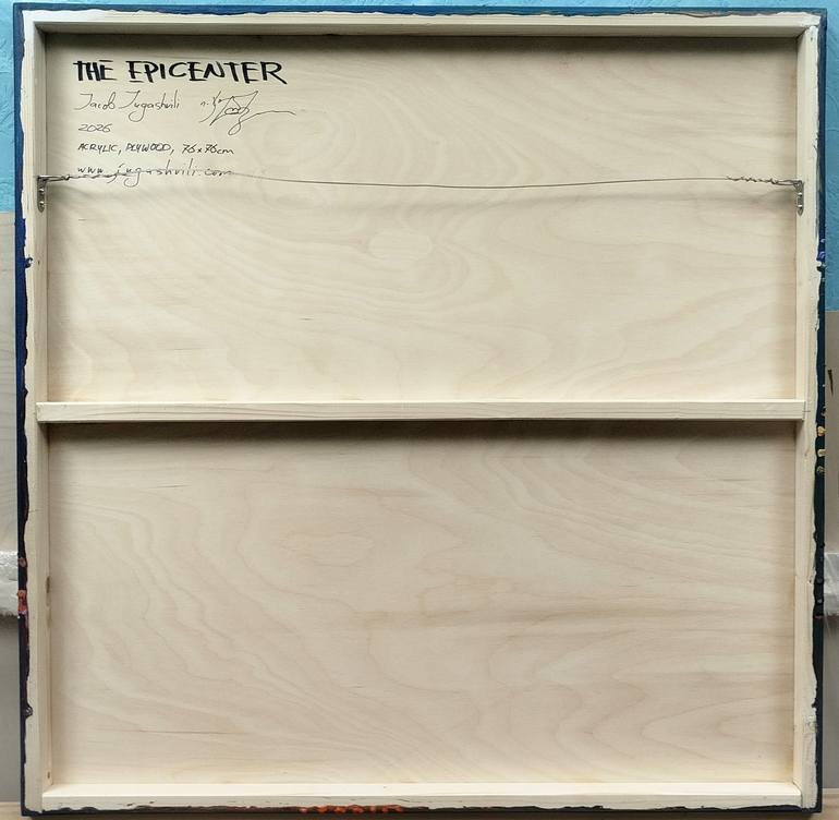 Original Abstract Landscape Painting by Jacob Jugashvili