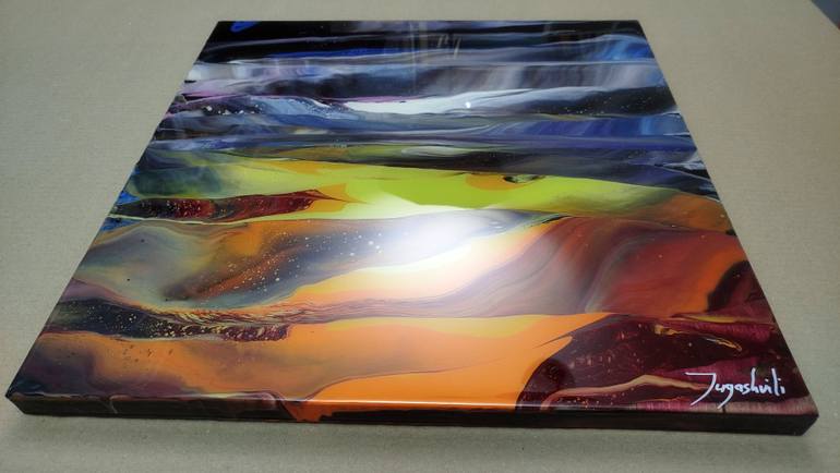Original Abstract Painting by Jacob Jugashvili