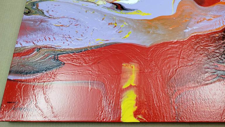 Original Abstract Landscape Painting by Jacob Jugashvili