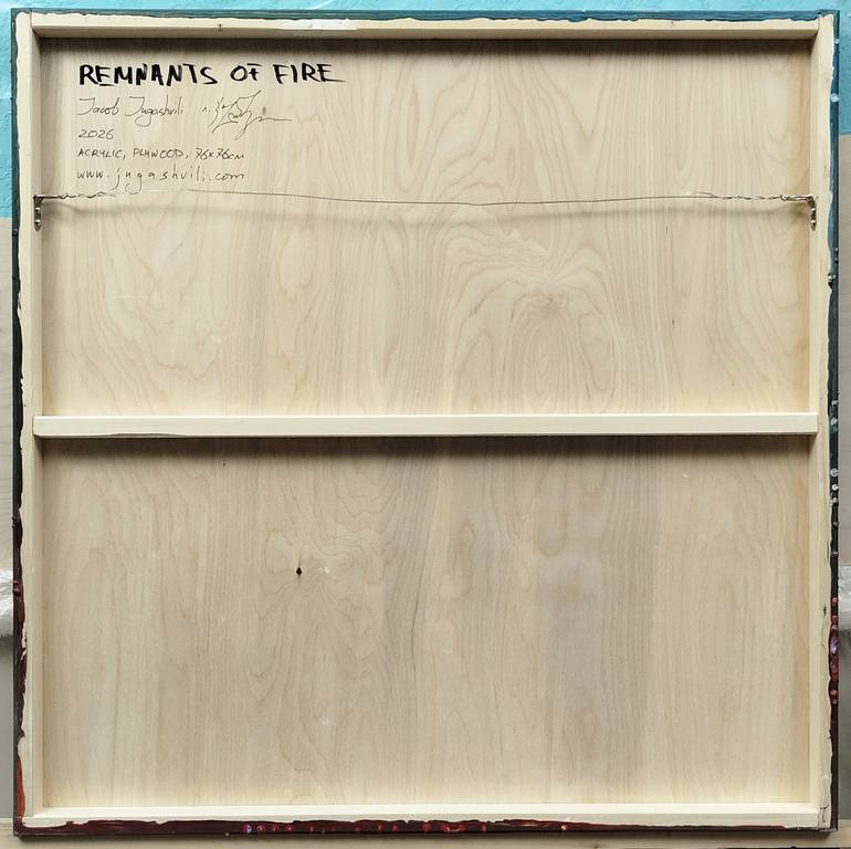 Original Abstract Landscape Painting by Jacob Jugashvili