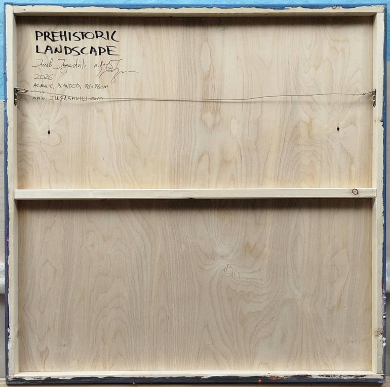 Original Abstract Landscape Painting by Jacob Jugashvili