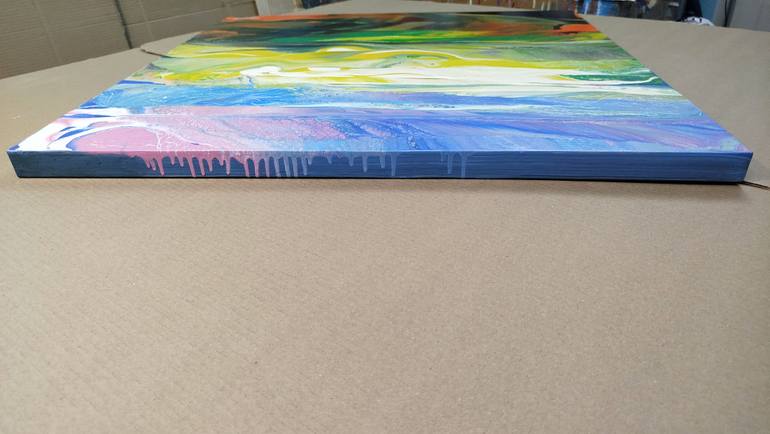 Original Abstract Landscape Painting by Jacob Jugashvili