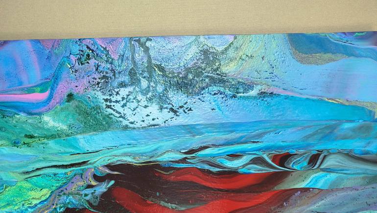 Original Abstract Landscape Painting by Jacob Jugashvili