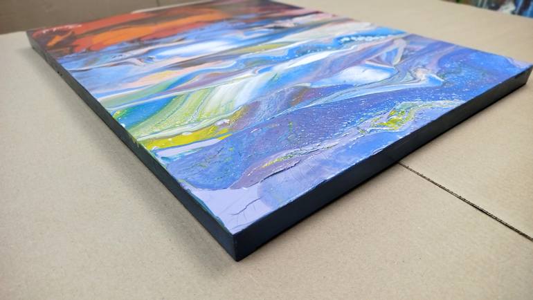 Original Abstract Landscape Painting by Jacob Jugashvili