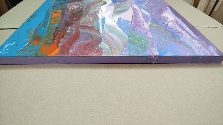 Original Abstract Landscape Painting by Jacob Jugashvili
