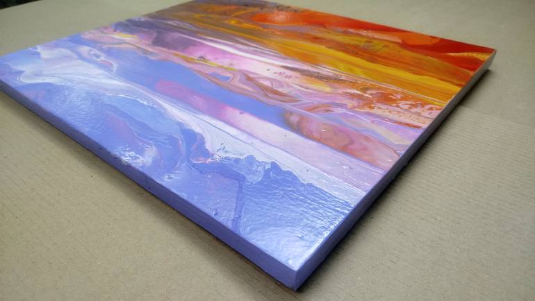 Original Abstract Language Painting by Jacob Jugashvili