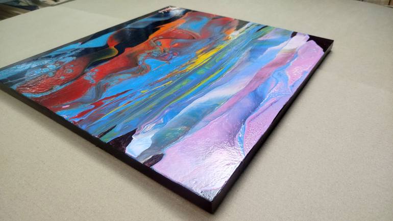 Original Abstract Landscape Painting by Jacob Jugashvili