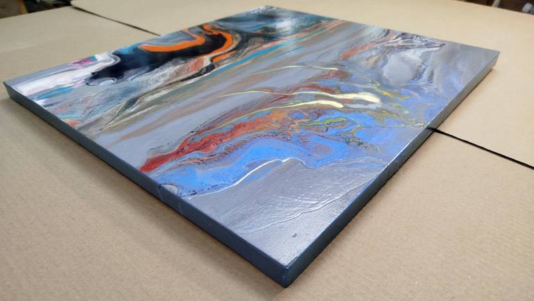 Original Abstract Landscape Painting by Jacob Jugashvili