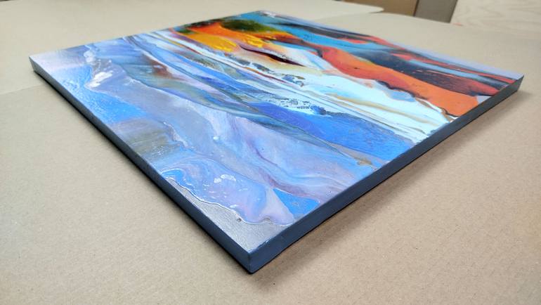 Original Abstract Expressionism Landscape Painting by Jacob Jugashvili