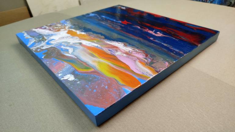 Original Abstract Landscape Painting by Jacob Jugashvili