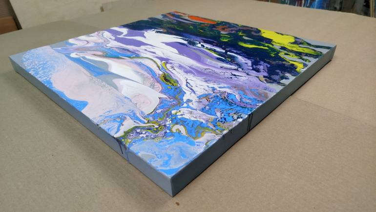 Original Abstract Landscape Painting by Jacob Jugashvili