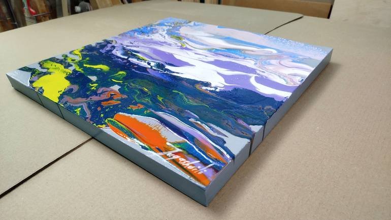 Original Abstract Landscape Painting by Jacob Jugashvili