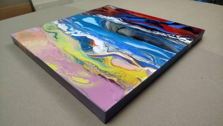 Original Abstract Expressionism Nature Painting by Jacob Jugashvili
