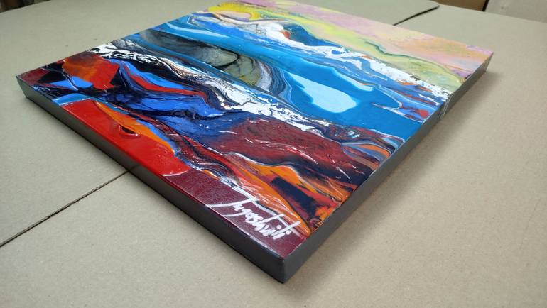Original Abstract Expressionism Nature Painting by Jacob Jugashvili
