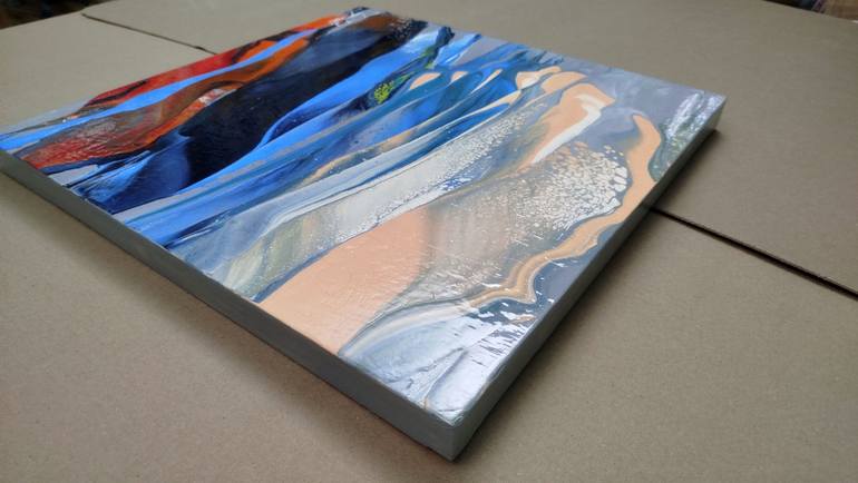 Original Abstract Expressionism Landscape Painting by Jacob Jugashvili
