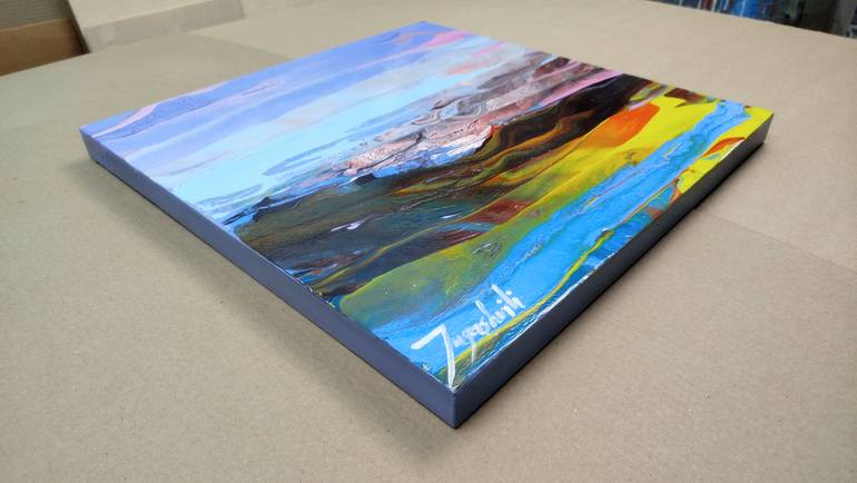 Original Abstract Nature Painting by Jacob Jugashvili