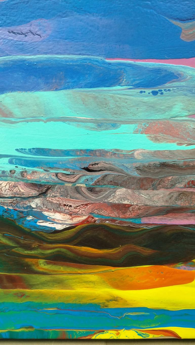 Original Abstract Nature Painting by Jacob Jugashvili