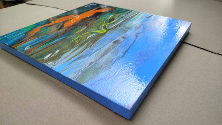 Original Abstract Language Painting by Jacob Jugashvili