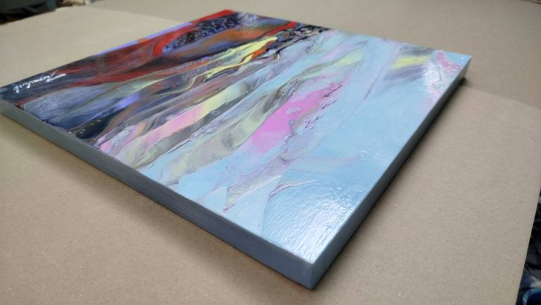 Original Abstract Landscape Painting by Jacob Jugashvili
