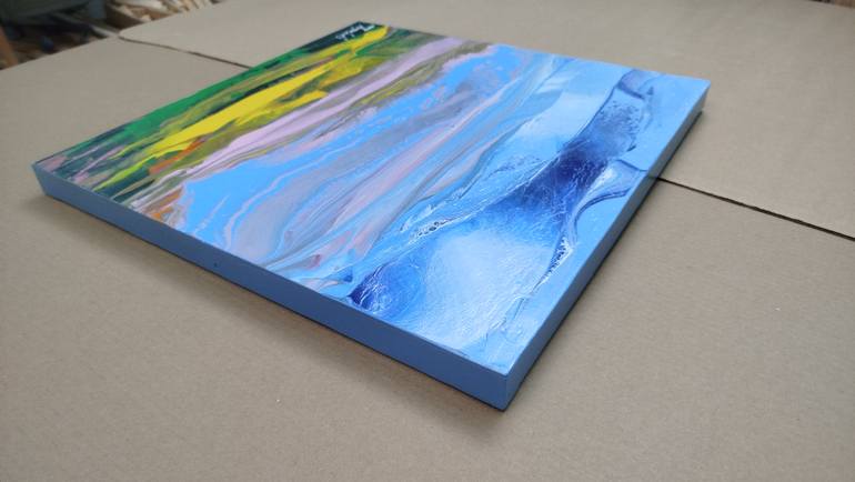 Original Abstract Landscape Painting by Jacob Jugashvili