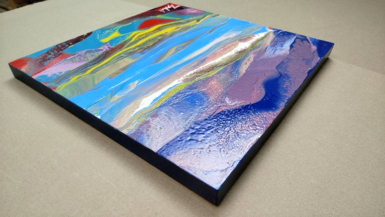 Original Abstract Landscape Painting by Jacob Jugashvili