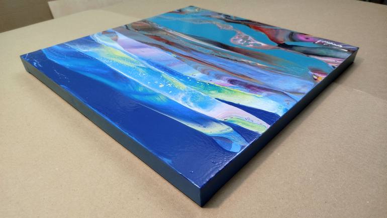 Original Abstract Ocean Painting by Jacob Jugashvili