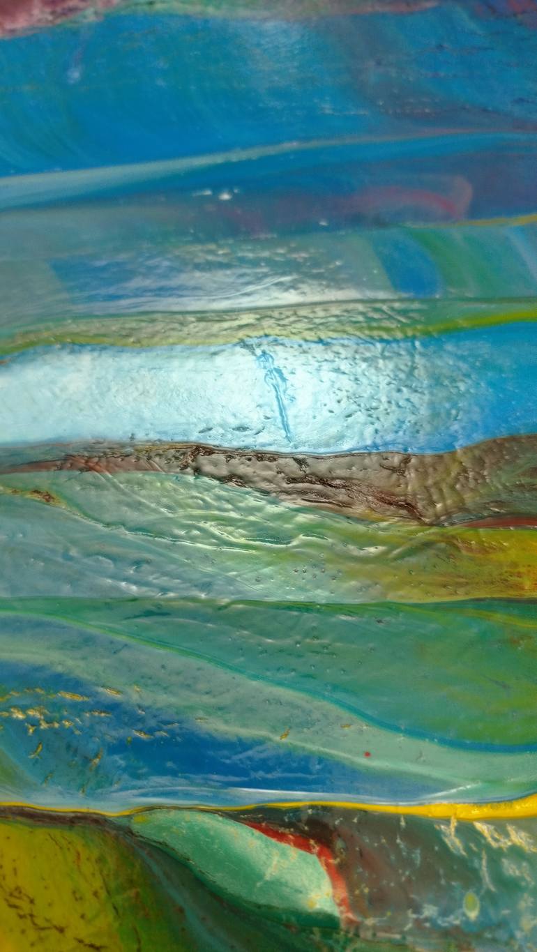 Original Abstract Nature Painting by Jacob Jugashvili