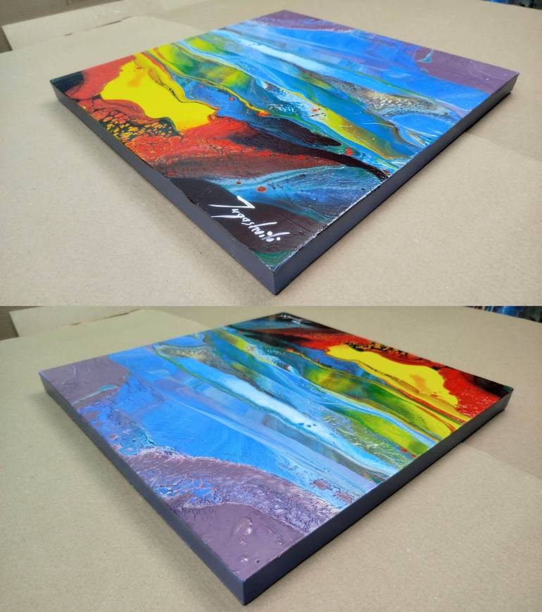 Original Abstract Nature Painting by Jacob Jugashvili