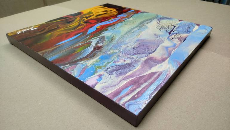 Original Abstract Landscape Painting by Jacob Jugashvili