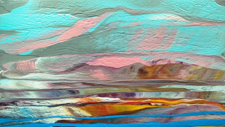 Original Abstract Expressionism Abstract Painting by Jacob Jugashvili