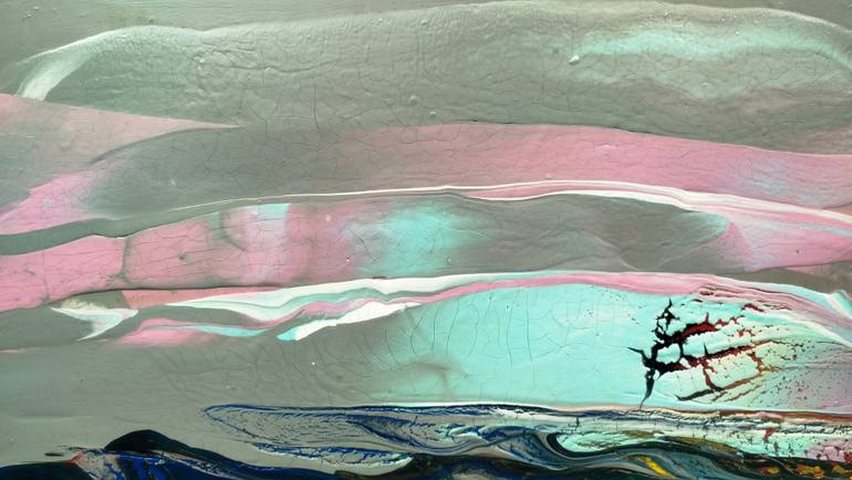 Original Abstract Landscape Painting by Jacob Jugashvili